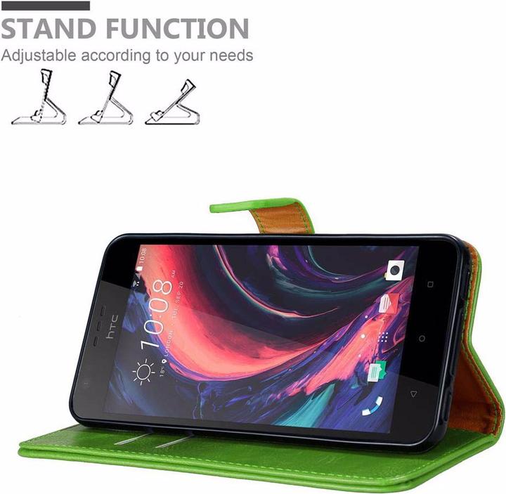 Actual product image Cadorabo Book Luxury Cover (HTC Desire 10 Lifestyle, HTC Desire 825)
