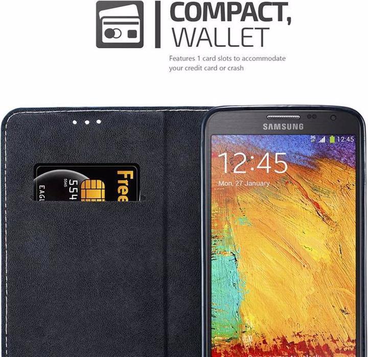 Actual product image Cadorabo Book X Wallet Cover (Samsung Galaxy Note 3 Neo)