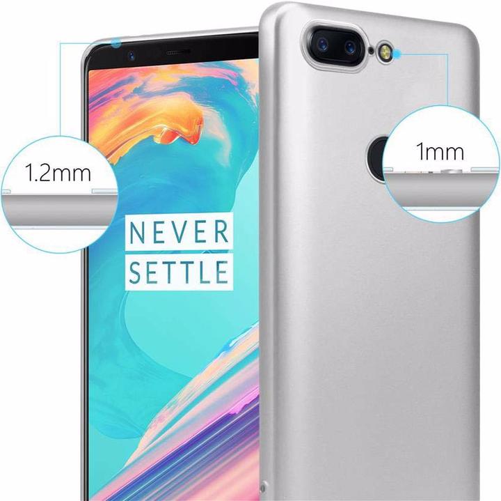 Actual product image Cadorabo TPU Matt Metallic Cover (OnePlus 5T)