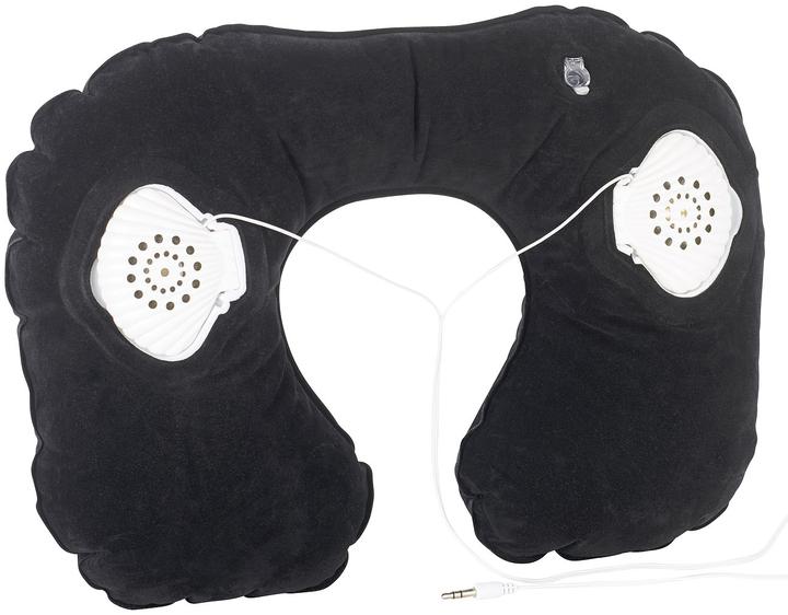 Pearl Aufblasbares Nackenhörnchen mit integriertem Stereo-Lautsprecher (Kopf- & Nackenkissen)