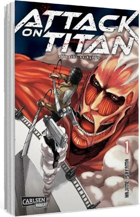 Actual product image Attack on Titan, Band 1 (German, Hajime Isayama, 2014)
