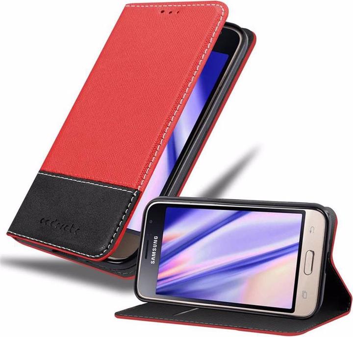 Produktbild Cadorabo Book X-Wallet Cover (Samsung Galaxy J1 (2016))