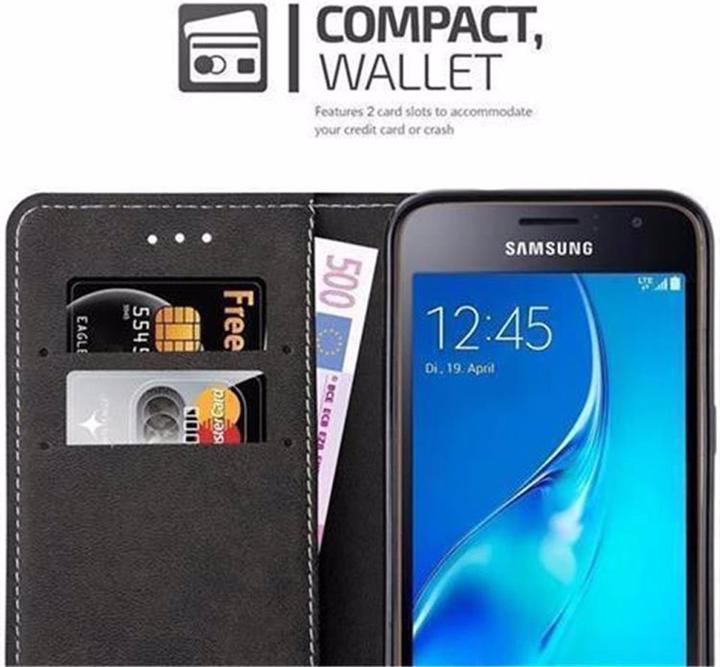 Produktbild Cadorabo Book X-Wallet Cover (Samsung Galaxy J1 (2016))