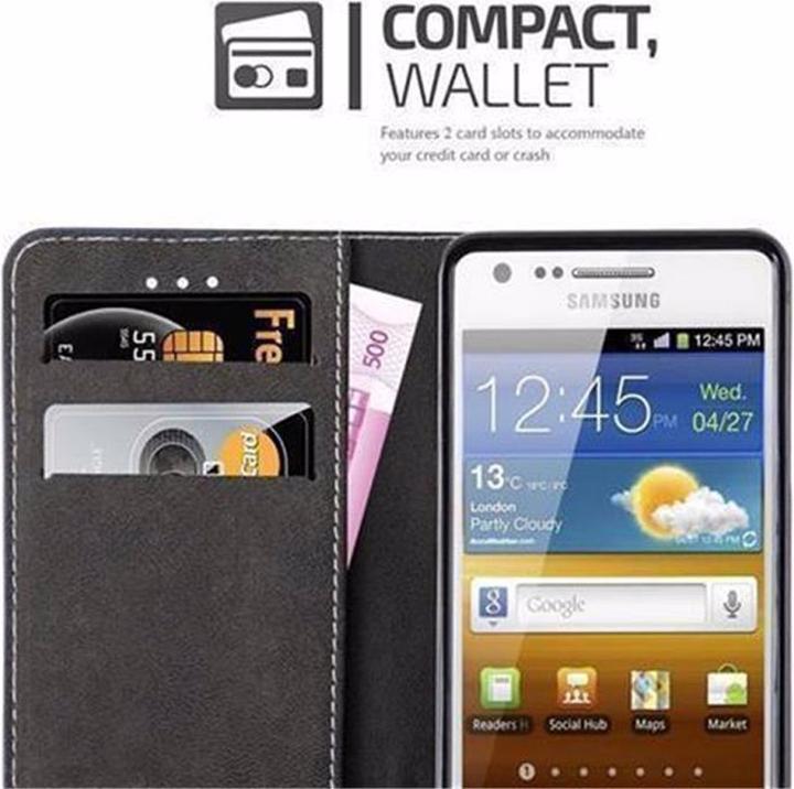 Produktbild Cadorabo Book X-Wallet Cover (Samsung Galaxy S2)