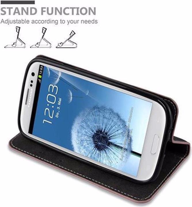 Productafbeelding Cadorabo Boek X Portemonnee Hoesje (Samsung Galaxy S3)