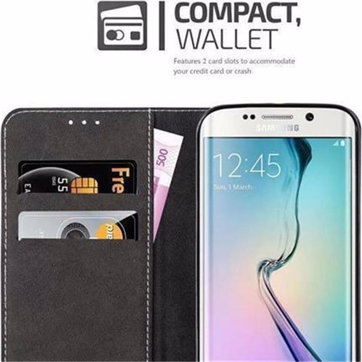 Productafbeelding Cadorabo Boek X Portemonnee Hoesje (Samsung Galaxy S6 Edge)