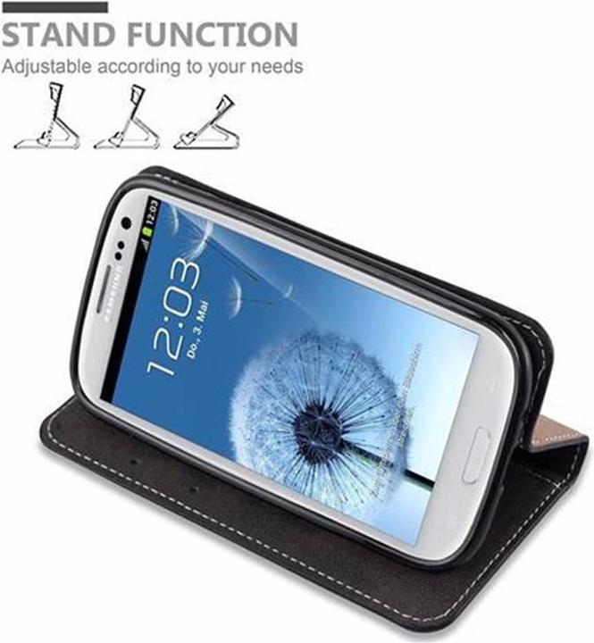 Produktbild Cadorabo Book X-Wallet Cover (Samsung Galaxy S3)
