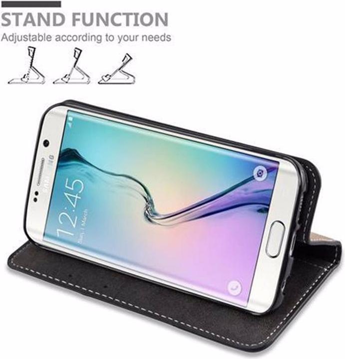Actual product image Cadorabo Book X Wallet Cover (Samsung Galaxy S6 Edge)