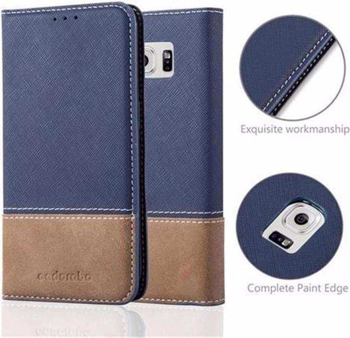 Actual product image Cadorabo Book X Wallet Cover (Samsung Galaxy S6 Edge)
