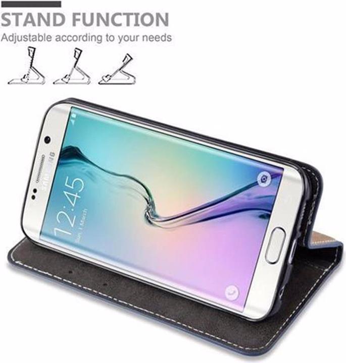 Actual product image Cadorabo Book X Wallet Cover (Samsung Galaxy S6 Edge)