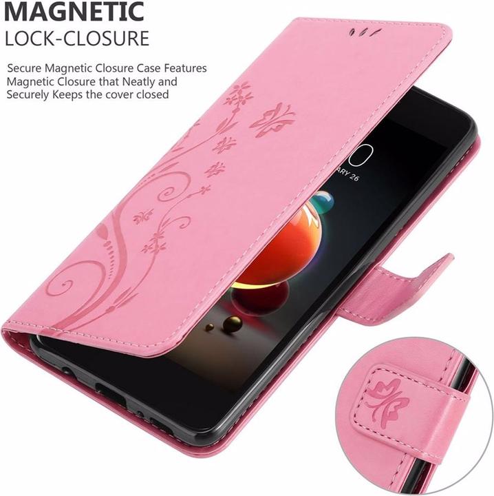 Image du produit Cadorabo Couverture du livre de fleurs (Huawei Y9 (2018), LG K8 2018)