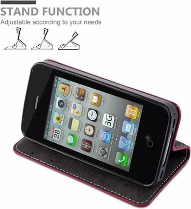 Productafbeelding Cadorabo Boek X Portemonnee Hoesje (LG G4s, Apple iPhone 4)