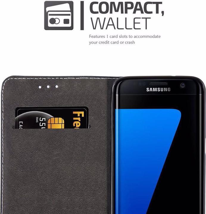 Productafbeelding Cadorabo Boek X Portemonnee Hoesje (Samsung Galaxy S7 Edge)