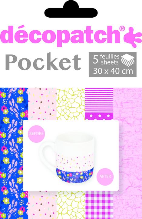 Produktbild Décopatch Decopatch-Papier Nr. 3, 5 Blatt (20 g/m², 5 x)