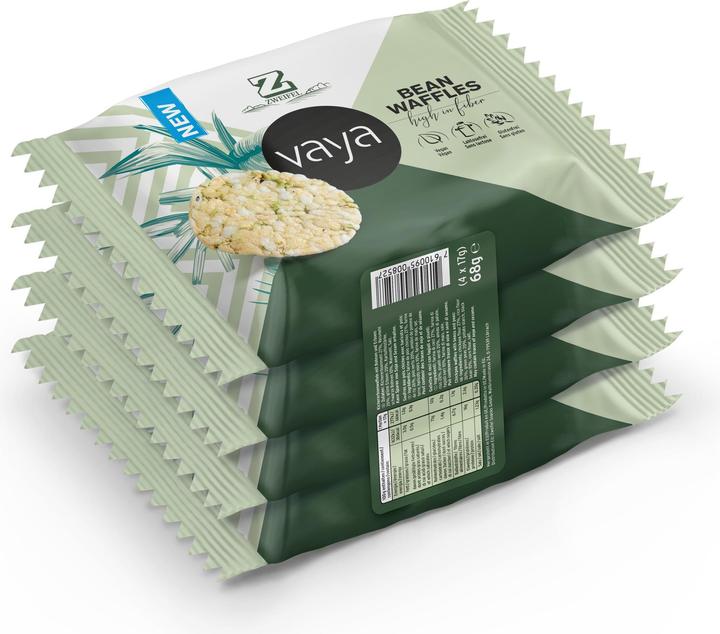 Actual product image Zweifel Vaya Bean Waffles 4 x 17 g (77 g)