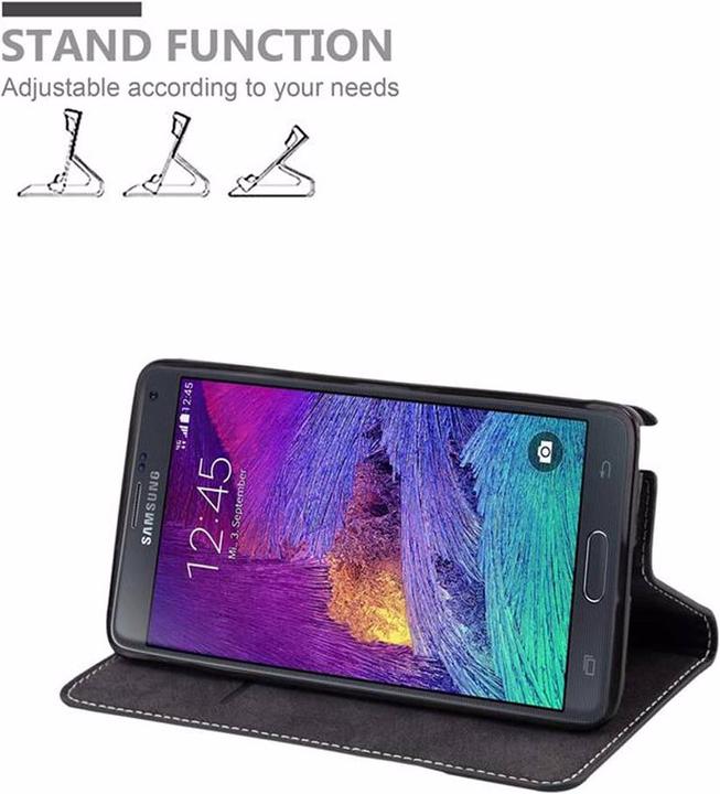 Actual product image Cadorabo Book X Wallet Cover (Samsung Galaxy Note 4)