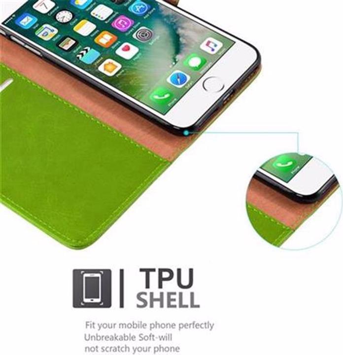 Actual product image Cadorabo Book Luxury Cover (Apple iPhone 7 Plus, Apple iPhone 7s Plus)
