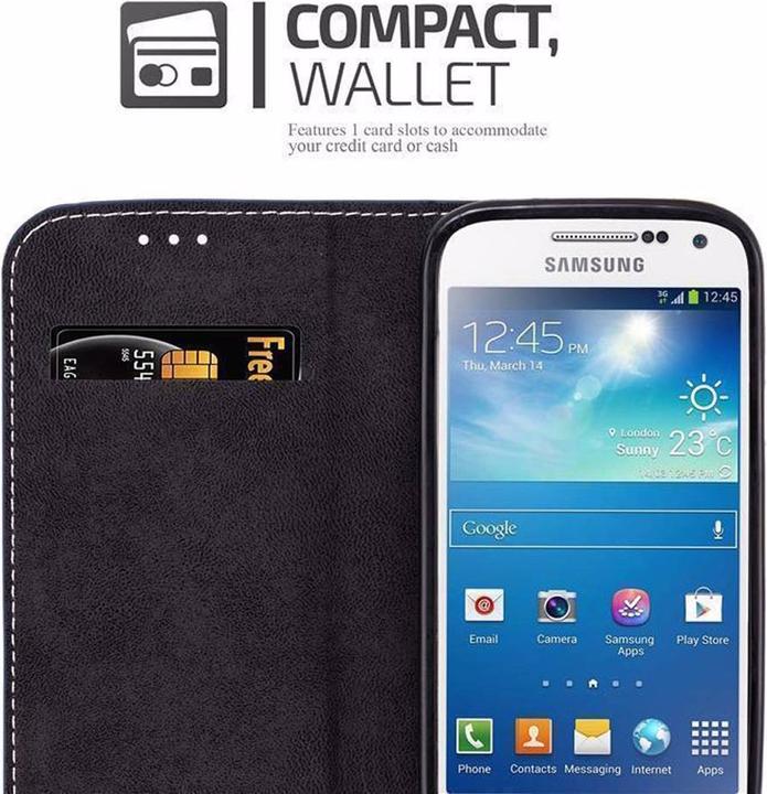 Produktbild Cadorabo Book X-Wallet Cover (Samsung Galaxy S4 mini)