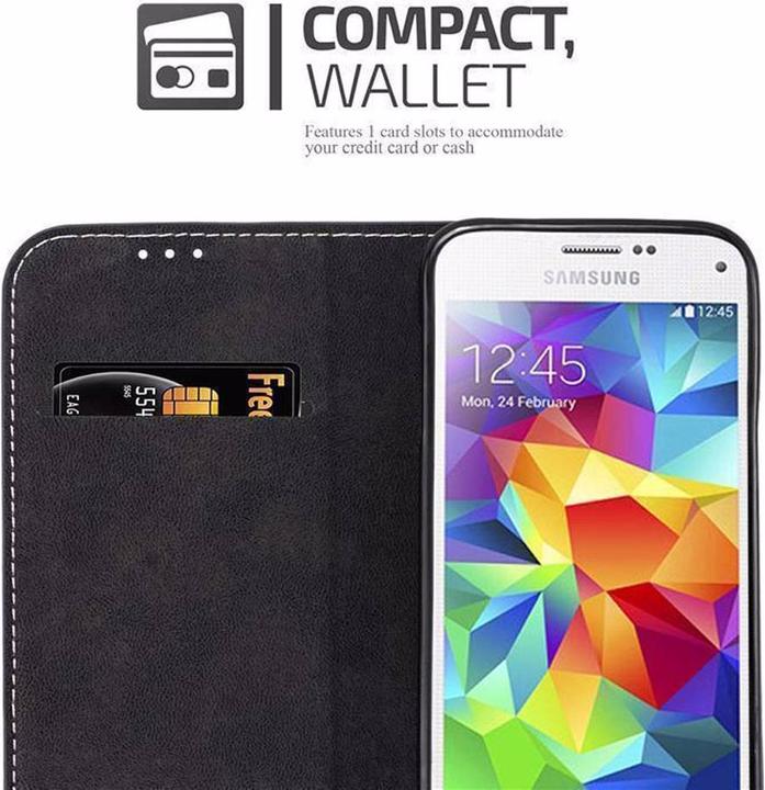 Actual product image Cadorabo Book X Wallet Cover (Samsung Galaxy S5 Mini, Samsung Galaxy S5 Mini Duos)