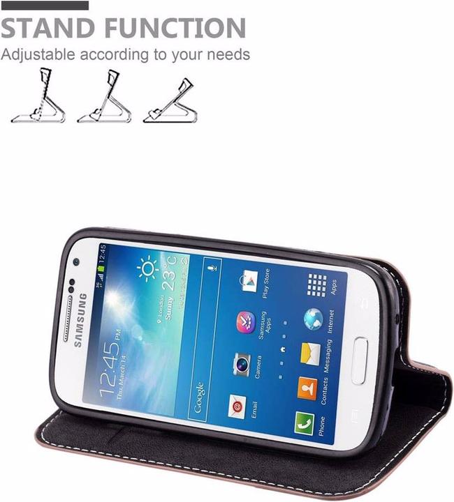 Produktbild Cadorabo Book X-Wallet Cover (Samsung Galaxy S4 mini)
