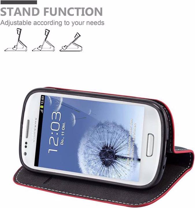 Productafbeelding Cadorabo Boek X Portemonnee Hoesje (Samsung Galaxy S3 Mini)