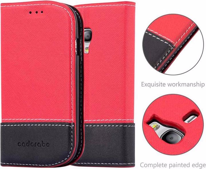 Productafbeelding Cadorabo Boek X Portemonnee Hoesje (Samsung Galaxy S3 Mini)