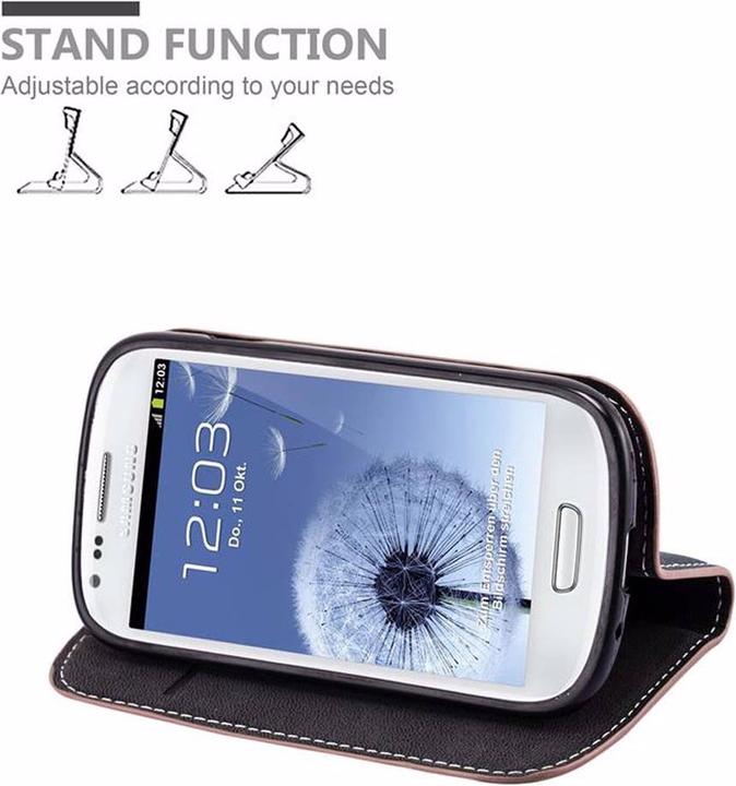 Produktbild Cadorabo Book X-Wallet Cover (Samsung Galaxy S3 Mini)