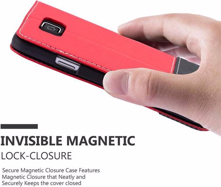 Actual product image Cadorabo Book X Wallet Cover (Samsung Galaxy Alpha)