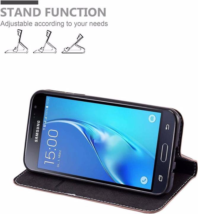Produktbild Cadorabo Book X-Wallet Cover (Samsung Galaxy J3)
