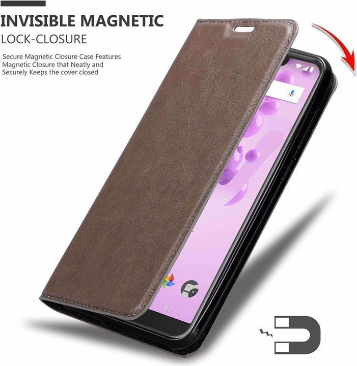 Productafbeelding Cadorabo Boek Onzichtbare Magneethoes (Wiko View 2 go)