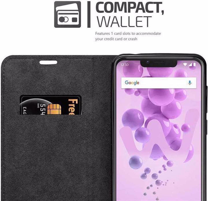Productafbeelding Cadorabo Boek Onzichtbare Magneethoes (Wiko View 2 go)