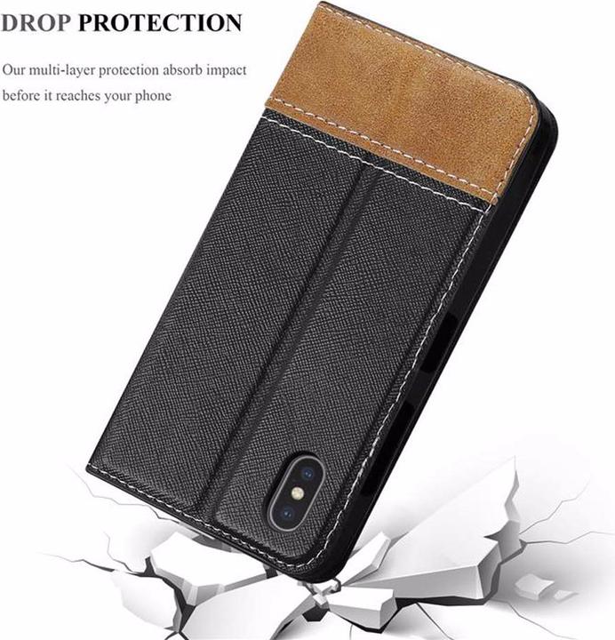 Productafbeelding Cadorabo Boek X Portemonnee Hoesje (Apple iPhone XS Max)