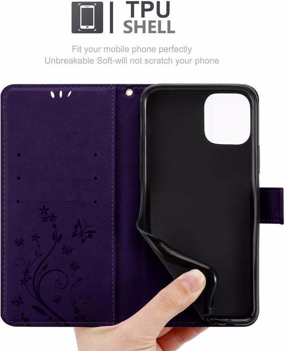 Image du produit Cadorabo Couverture du livre de fleurs (Apple iPhone 11 Pro Max)
