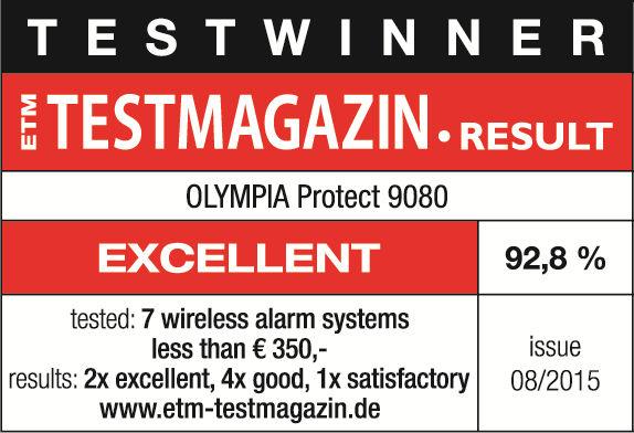 Actual product image Olympia Protect 9080 alarm system