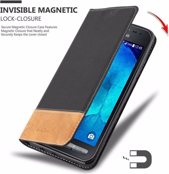 Productafbeelding Cadorabo Boek X Portemonnee Hoesje (Samsung Galaxy Xcover 3)