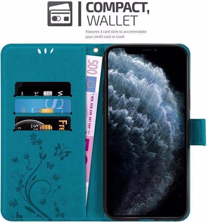 Actual product image Cadorabo Flower Book Cover (Apple iPhone 11 Pro Max)
