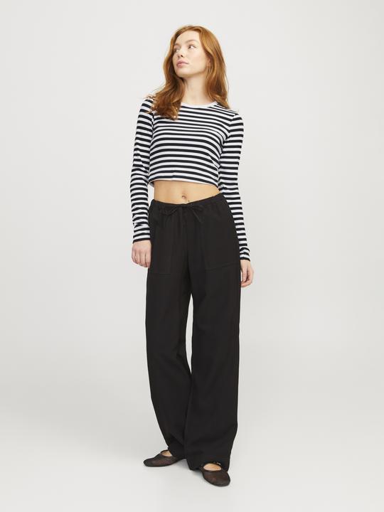 Produktbild JJXX Jxfeline Str Ls Stripe Rib Tee Jrs Noos (L)