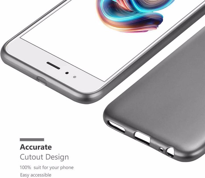 Actual product image Cadorabo TPU Matt Metallic Cover (Xiaomi Mi 5X)