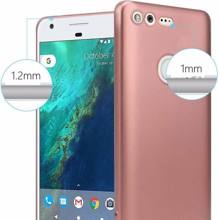 Actual product image Cadorabo TPU Matt Metallic Cover (Google Pixel)