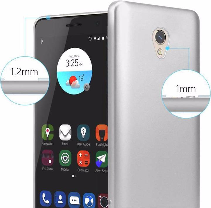 Actual product image Cadorabo TPU Matt Metallic Cover (ZTE Blade V7)