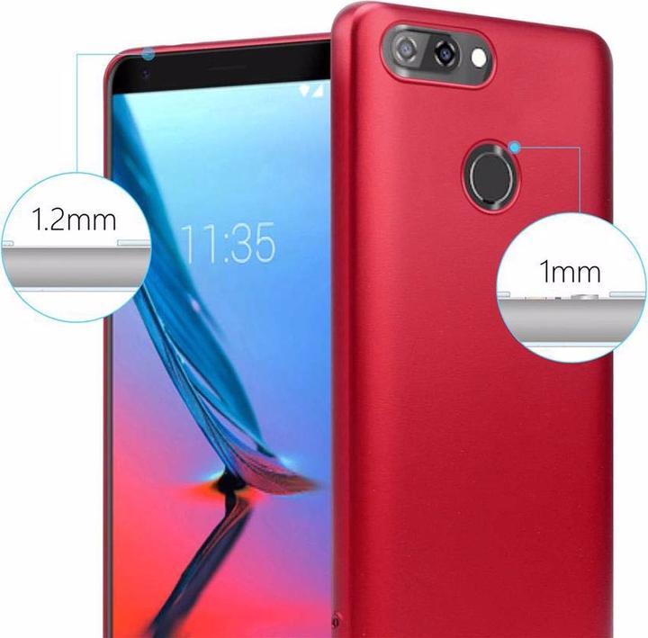 Image du produit Cadorabo Couverture métallique mate TPU (ZTE Blade V9)