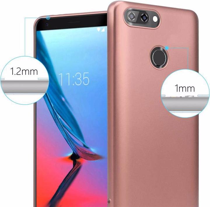 Image du produit Cadorabo Couverture métallique mate TPU (ZTE Blade V9)