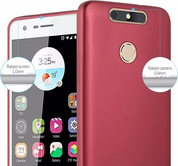 Image du produit Cadorabo Couverture métallique mate TPU (ZTE Blade V8 Mini)