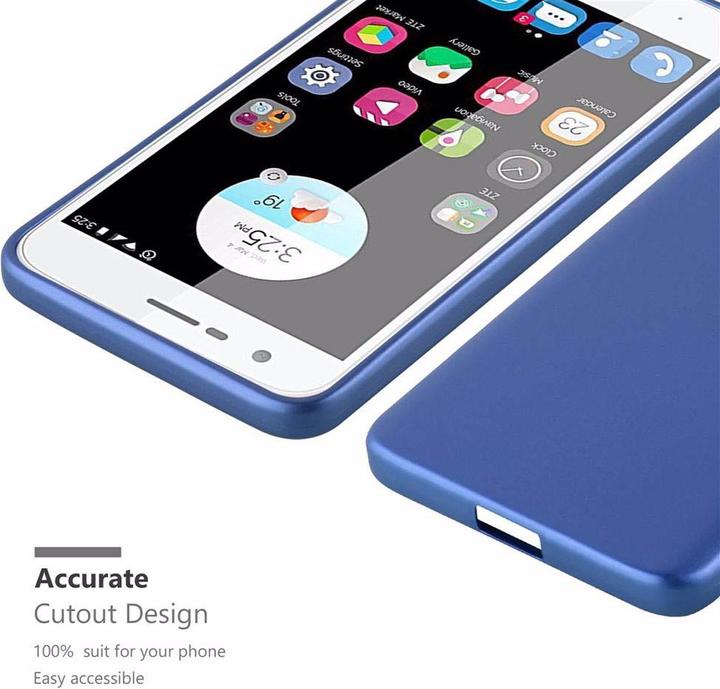 Image du produit Cadorabo Couverture métallique mate TPU (ZTE Blade V8 Mini)