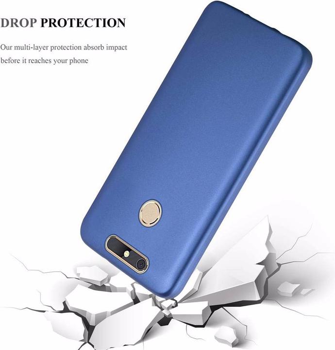 Image du produit Cadorabo Couverture métallique mate TPU (ZTE Blade V8 Mini)