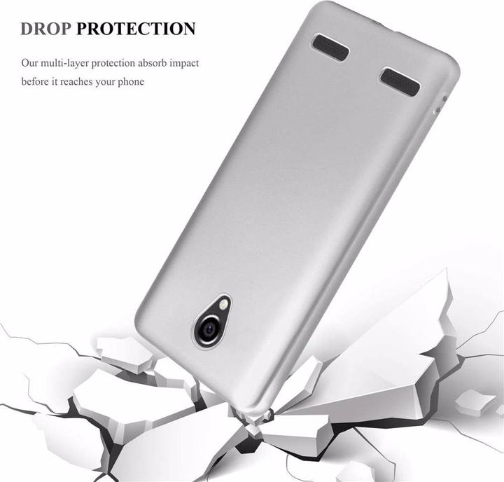 Productafbeelding Cadorabo TPU matte metalen hoes (ZTE Blade L7)