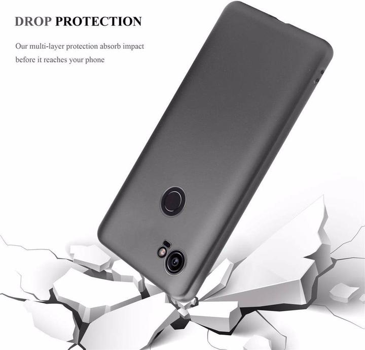 Image du produit Cadorabo Couverture métallique mate TPU (Google Pixel 2 XL)