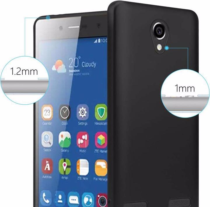 Image du produit Cadorabo Couverture métallique mate TPU (ZTE Blade L7)