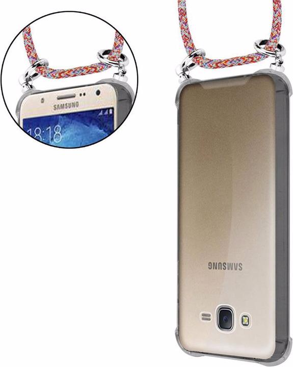 Produktbild Cadorabo TPU Handy Kette SILBER Cover
