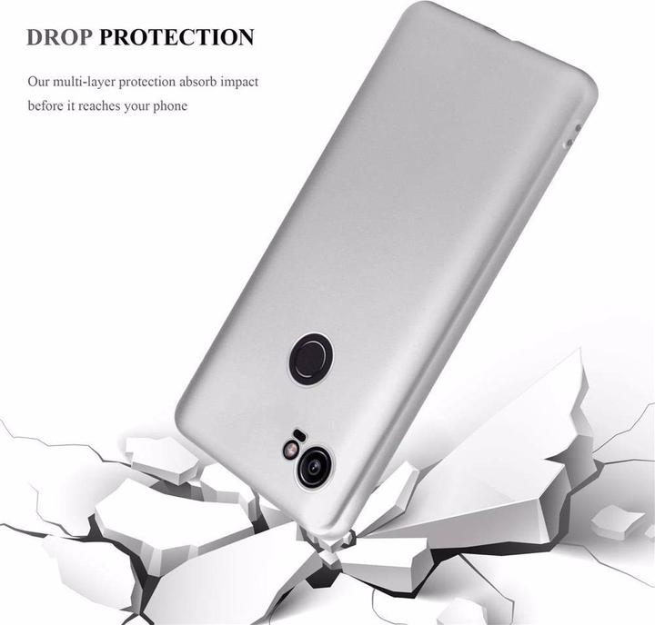Actual product image Cadorabo TPU Matt Metallic Cover (Google Pixel 2 XL)